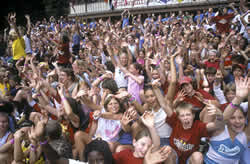 Photo of kids cheering